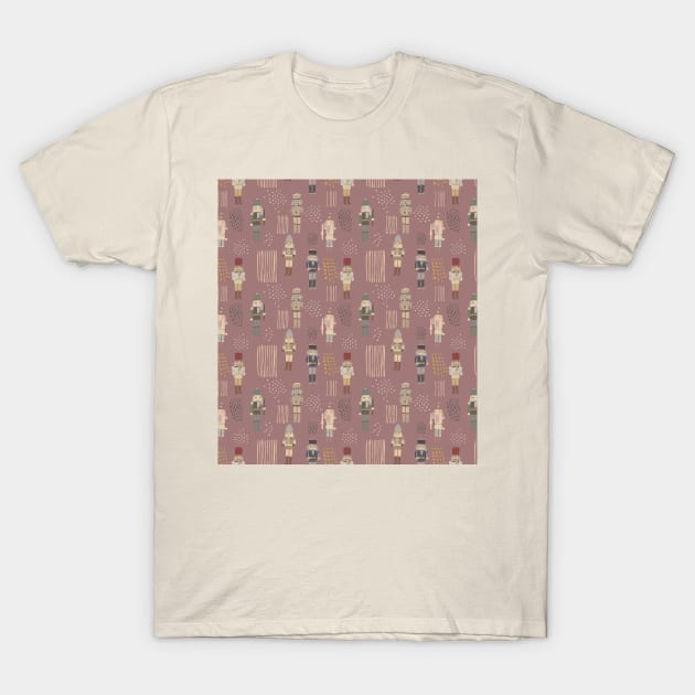 Nutcracker tossed and pattern T-Shirt by Flyingrabbit